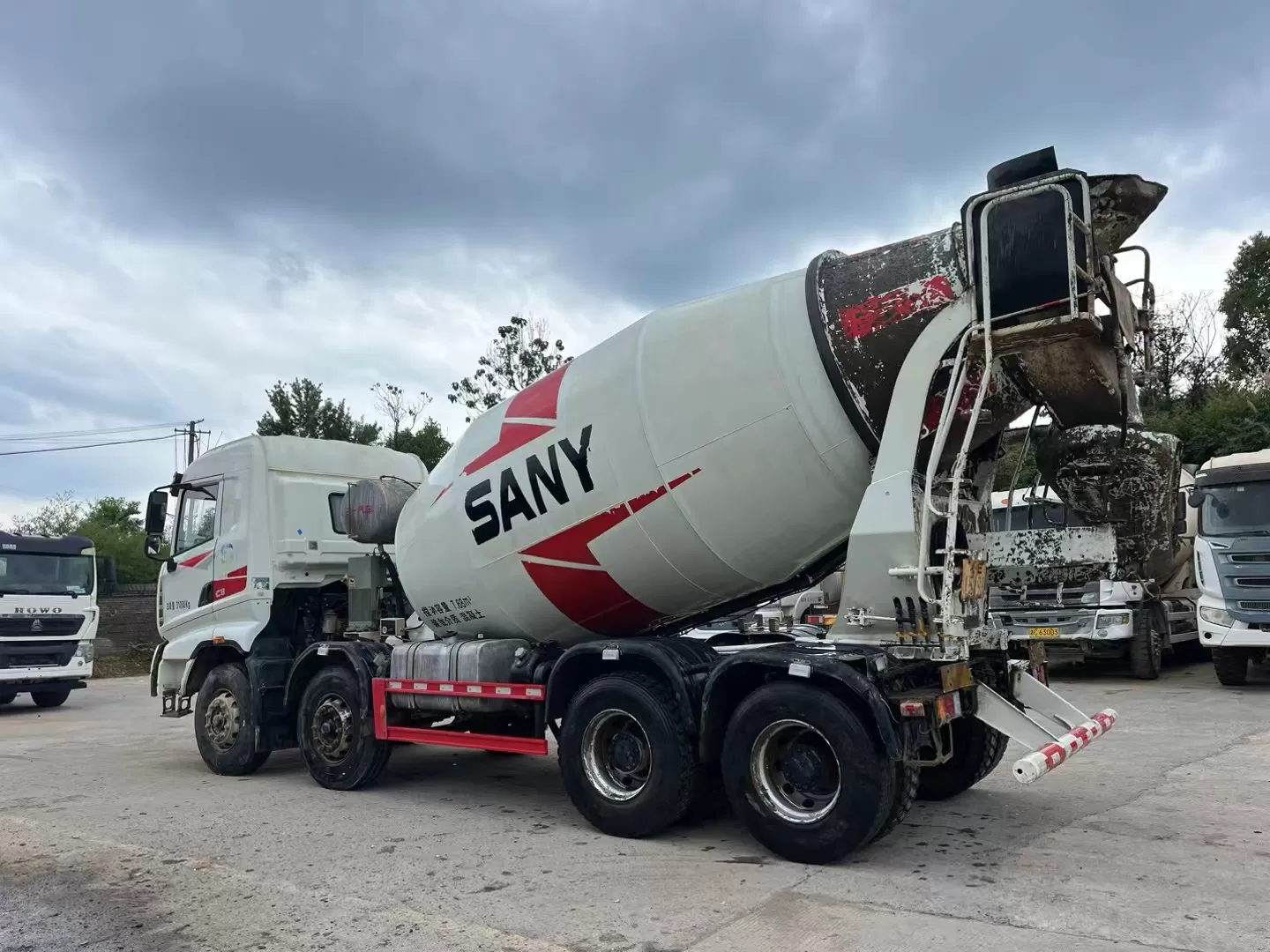 2021 sany 12 cbm gebruikte cementmixerwagen