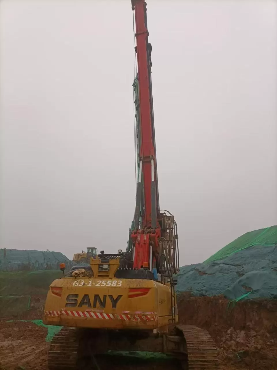 2019 sany piling machinery sr155 backhoe roterende boorinstallatie voor funderingsboor