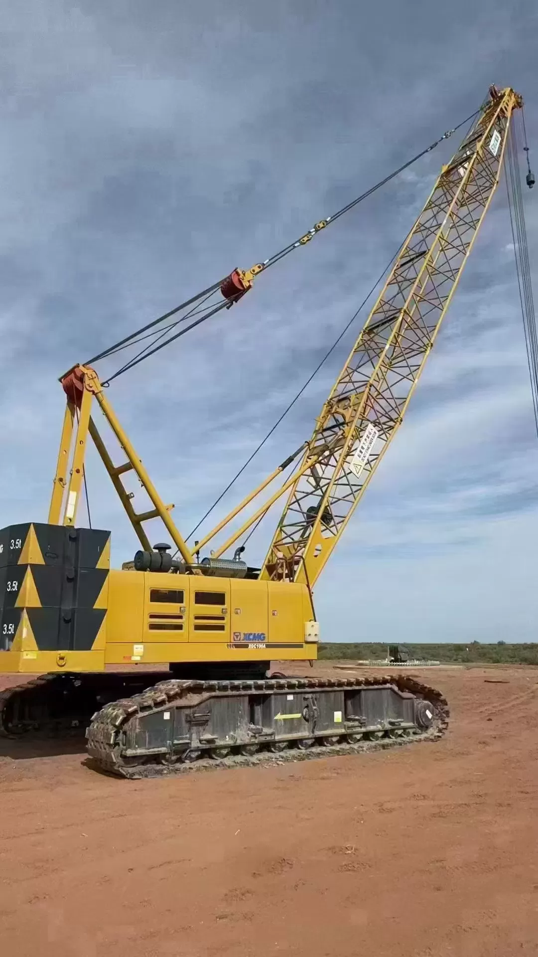 hefmachine 100t 2021 xcmg telescopische rupskraan met beroemde motor