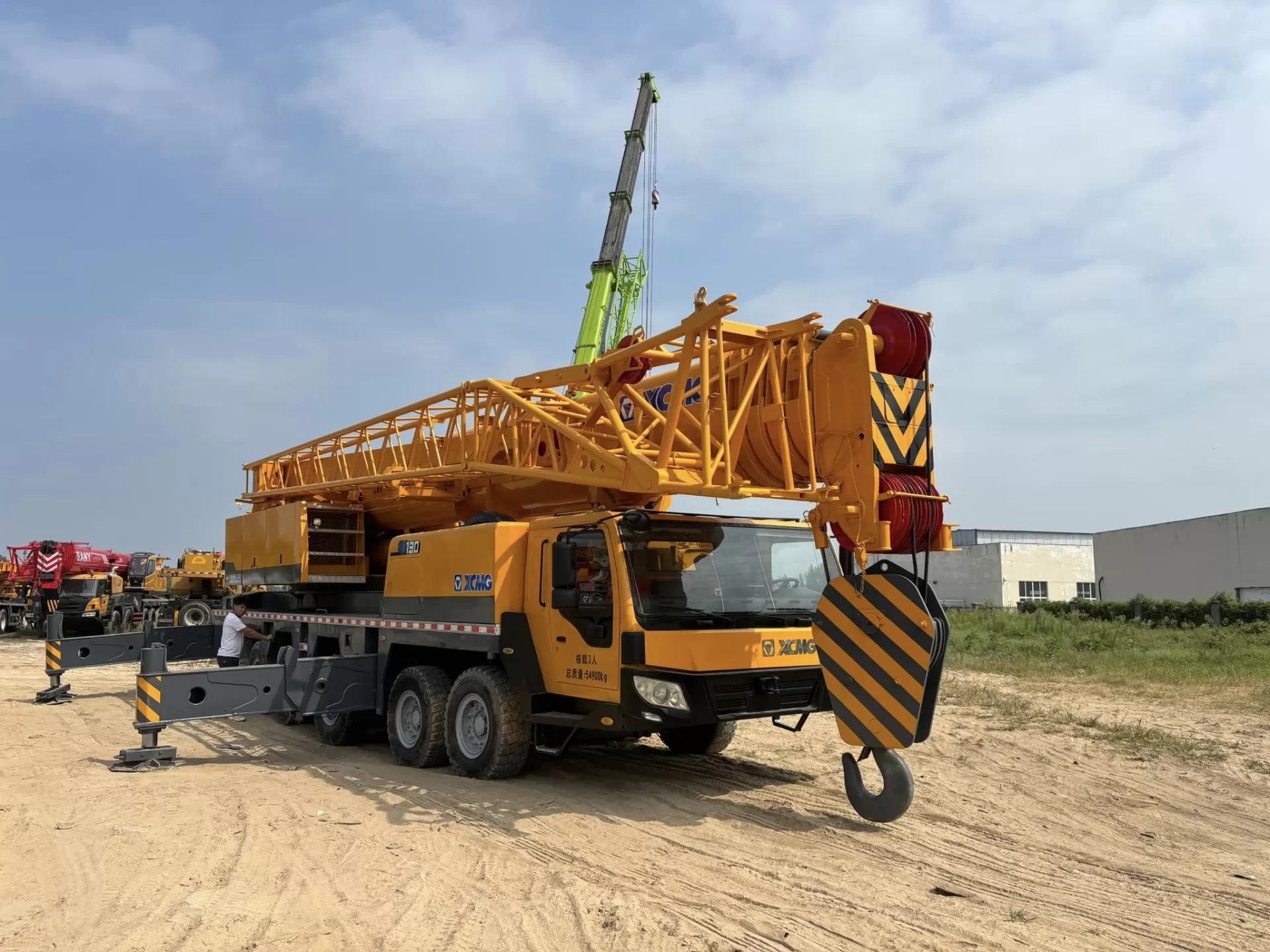 2012 gerenoveerde xcmg 130t vrachtwagenkraan hefmachine kraan op wielen