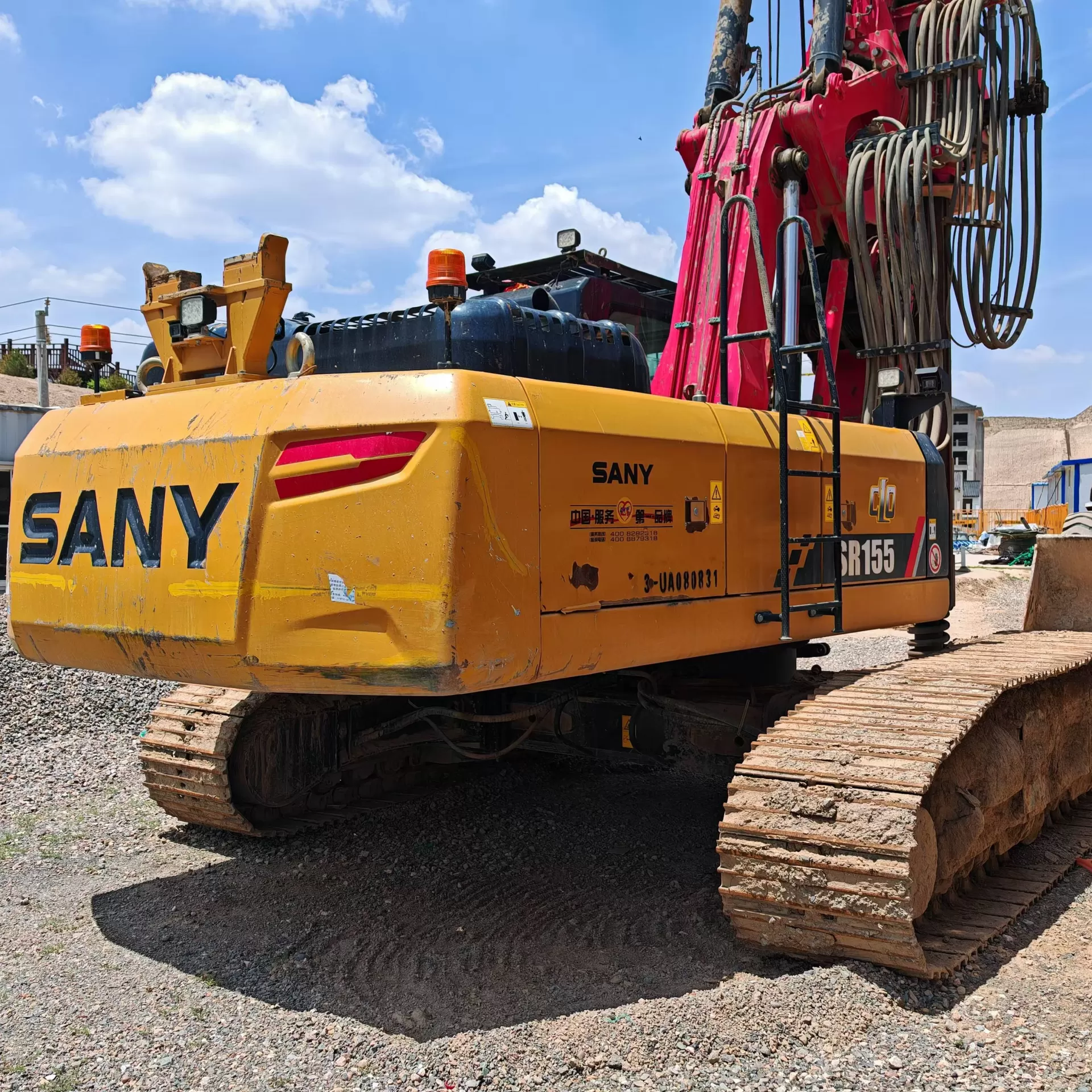 2019 sany hydraulische roterende boormachine sr155 backhoe heistelling voor funderingsboor