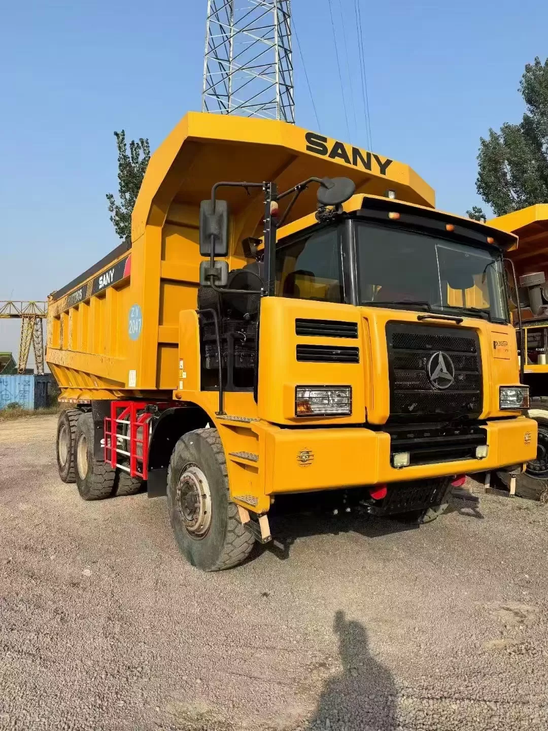 sany skt90s 6x4 60ton payload off-road vrachtwagen off-highway mijnbouwdumper met brede carrosserie