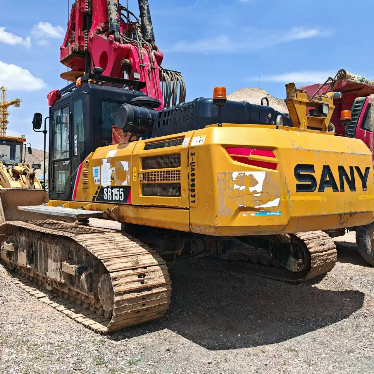 2019 sany hydraulische roterende boormachine sr155 backhoe heistelling voor funderingsboor