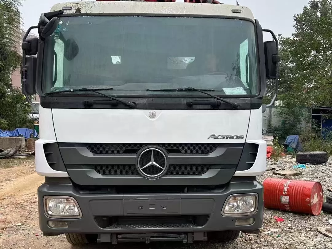 hoge kwaliteit 2018 sany boom pump 56m op een vrachtwagen gemonteerde betonpompwagen op benz-chassis