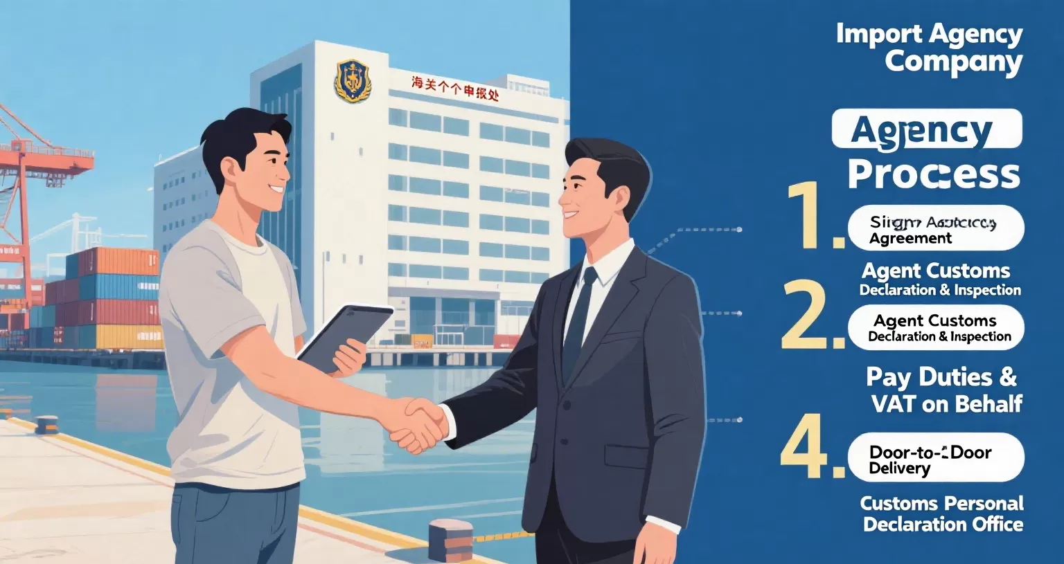 Proces van Import Agency Company