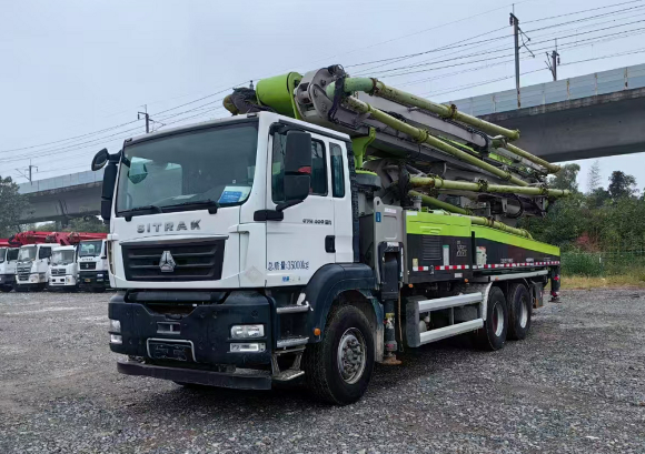 hoge kwaliteit 2022 giekpomp, 50 m op een vrachtwagen gemonteerde betonpompwagen op sitrak-chassis