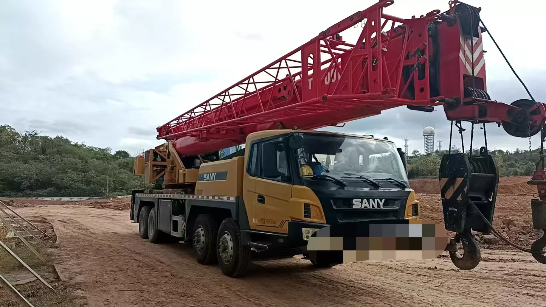 2021 gebruikte kraan sany 40t vrachtwagenkraan hijsmachine kraan op wielen